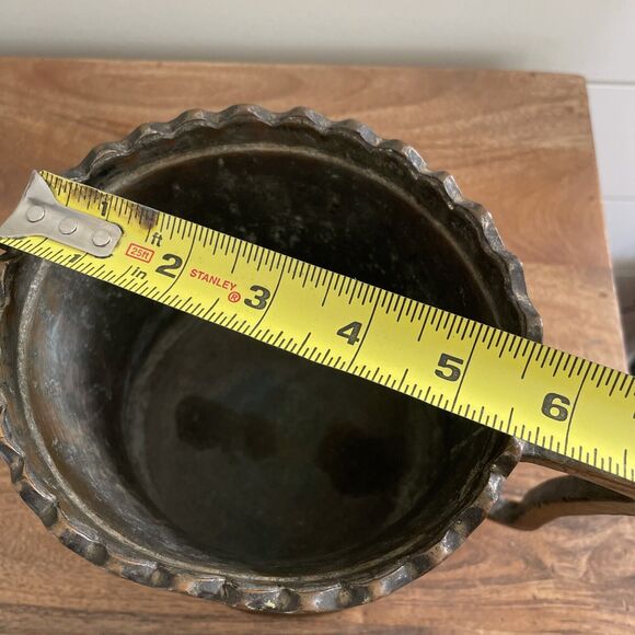 18th Century French Bronze Tankard 1760s Copper & Nickel Louis XV Style - Picture 11 of 13